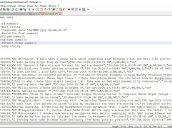Tweets saved in ARFF file named HateTweets.arff