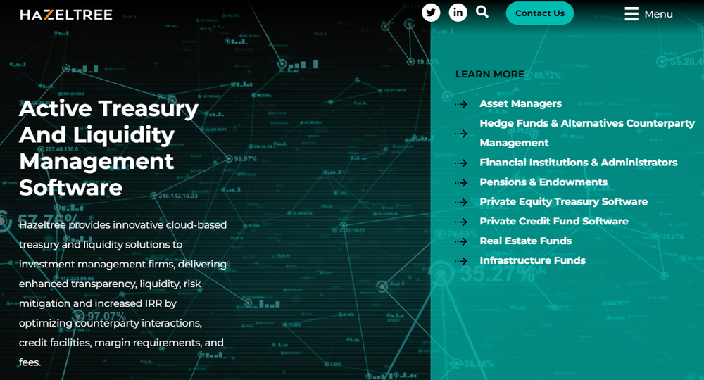 Treasury Management Solution Screenshot 1