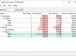 TreeAllocator Screenshot 1