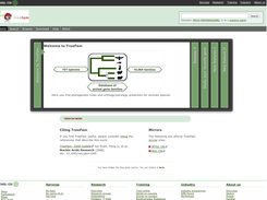 new TreeFam homepage
