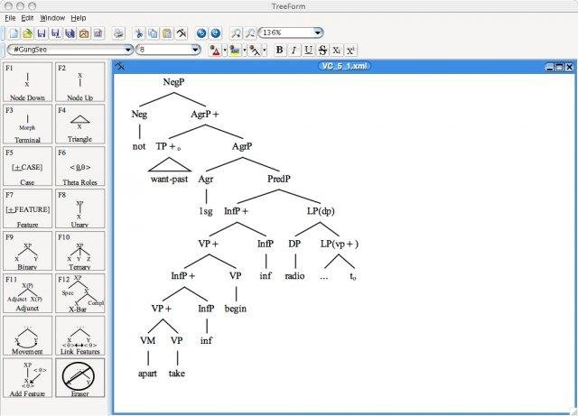 syntactic tree drawing software for mac os