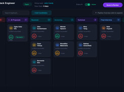 Kanban candidate pipeline