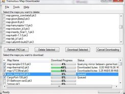 Tremulous Map Downloader Graphical User Interface