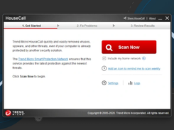 Trend Micro HouseCall Screenshot 1