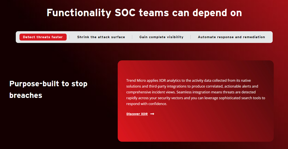 TrendAI Vision One Screenshot 1