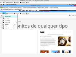 personalize o navegador ocultando as barras abrindo mais espaço 