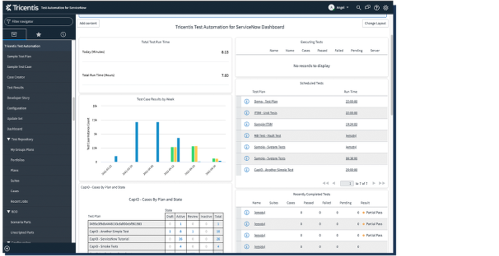 Tricentis Test Automation Screenshot 1