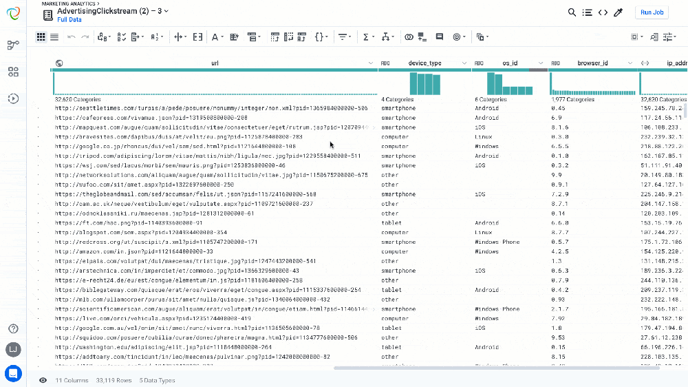 Trifacta Screenshot 1