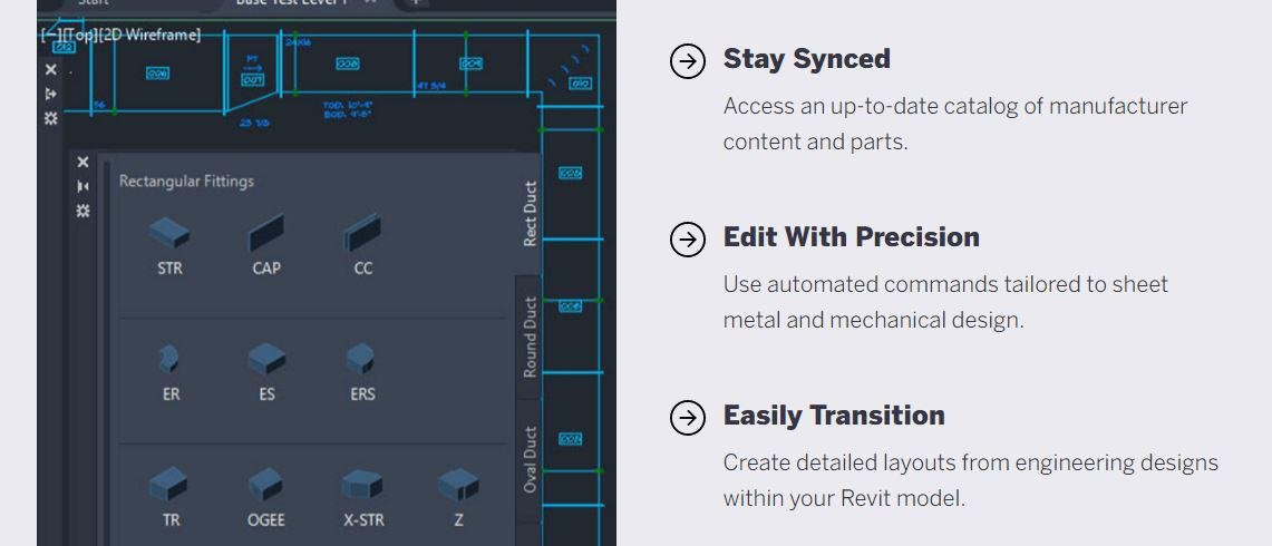 AutoCAD MEP vs. Trimble EC-CAD Comparison