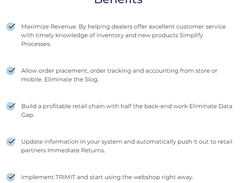 TRIMIT B2B Webshop Screenshot 1