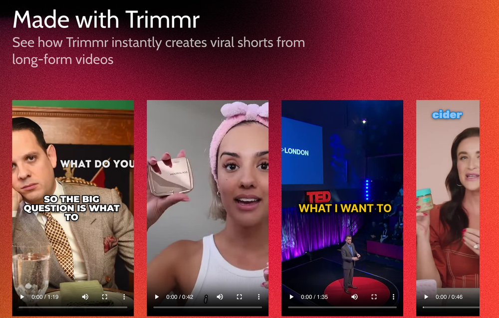 Trimmr.ai Screenshot 1