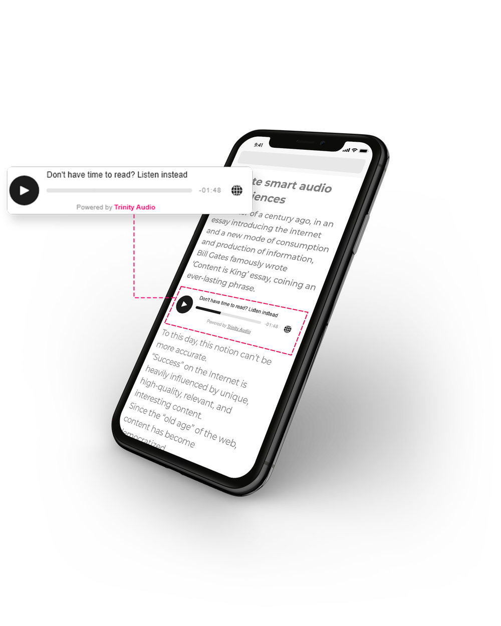 Trinity Player - Mobile