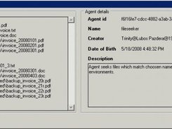 Result from agent which moved among PCs and looked for files