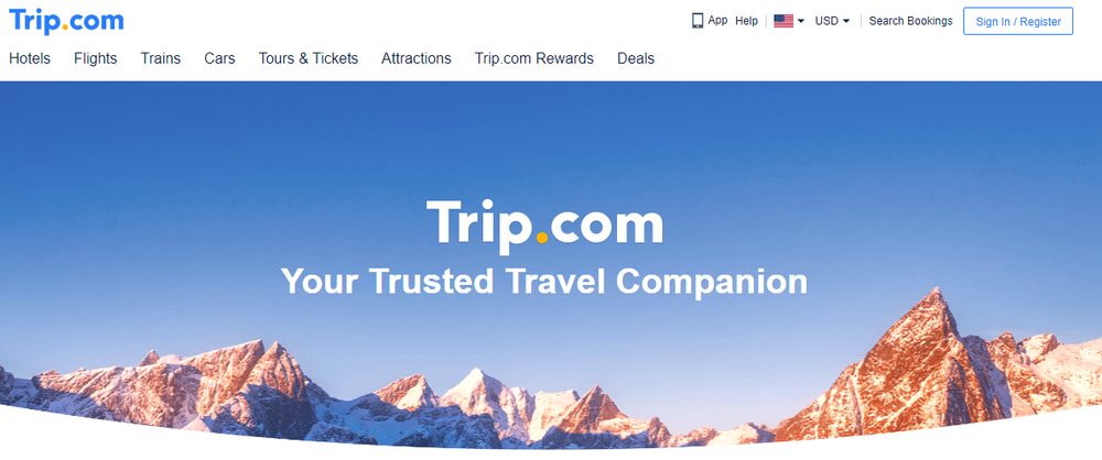 Trip.com Screenshot 1