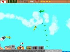 solo mission, Japan trying to defend against bombing raid