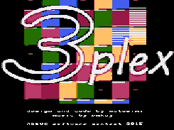 3plex - Atari XL/XE game Screenshot 1