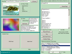 TripLight Freeframe plugin in FFGL test app