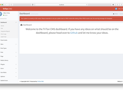 TriTan CMS - Dashboard
