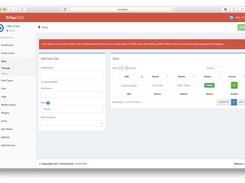 TriTan CMS - Sites