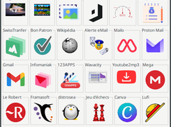 Sélection d'applications  en ligne