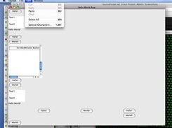 spacer.xul, with functional edit menu (Mac OS X 10.x)