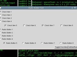 Gtk+ (Linux) Radio Button Sample