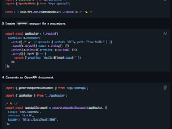 tRPC OpenAPI Screenshot 1