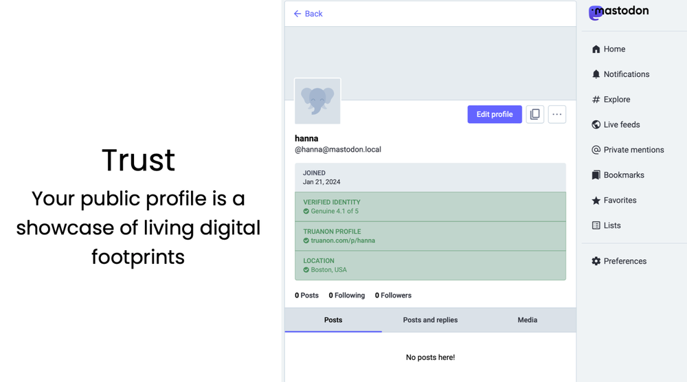 TruAnon Screenshot 1