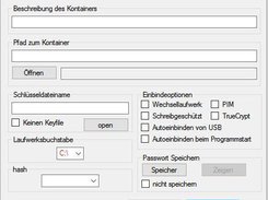 Konfig für einen Container anlegen