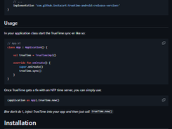 TrueTime Screenshot 1