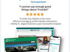 Event Calendar Success. Powered by Trumba.