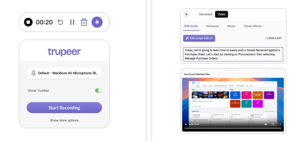 Trupeer Screenshot 1