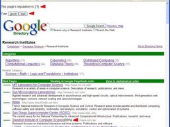 Webclient page indicator, control, and link-hovering display