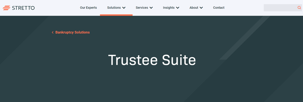 Trustee Suite Screenshot 1