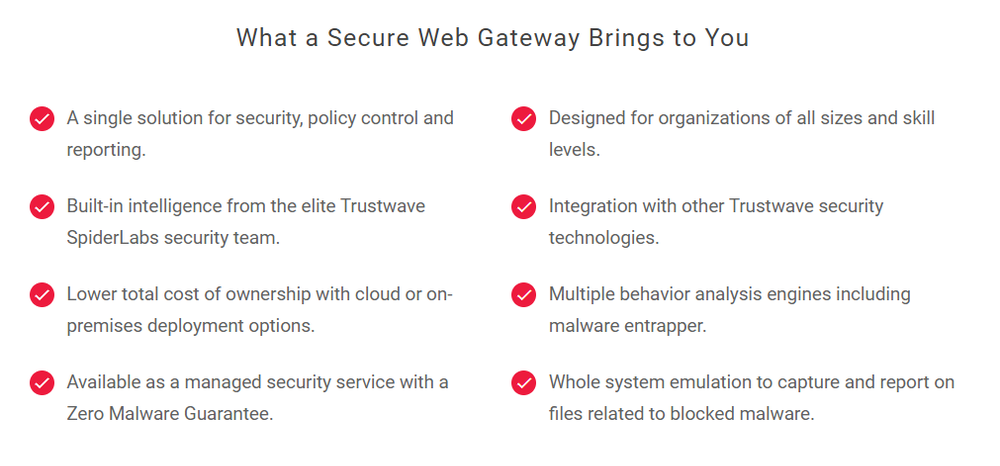 Trustwave Secure Web Gateway Screenshot 1