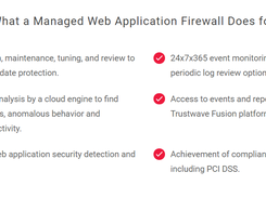 Trustwave Managed Web Application Firewall Screenshot 2