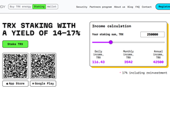 TRX Staking