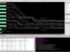 Overall view of TS2 (v0.4) with Liverpool Street simulation loaded (French version)