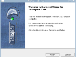 Teamspeak 3 Linux Installer - Start