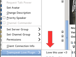 Menu for Users