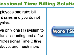 TSEFS Time Billing Solution Screenshot 1