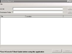 HCencInTShed GUI