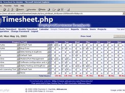 Simple Timesheet Entry