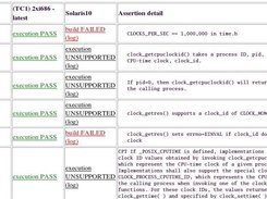 Comparison between runs, assertion displayed inline.