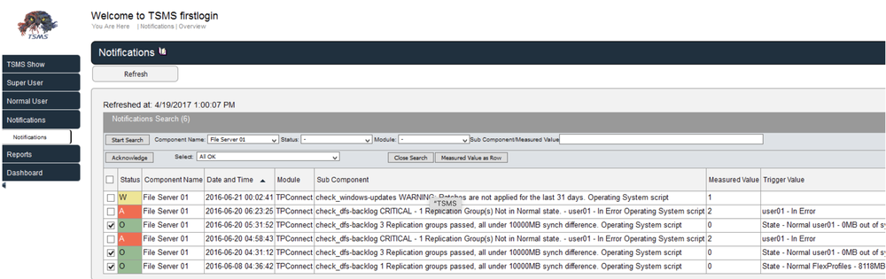 TSMS Screenshot 1