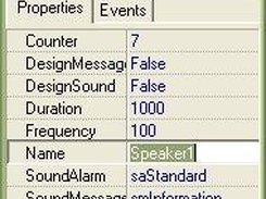 Object Inspector: TSpeaker: Properties