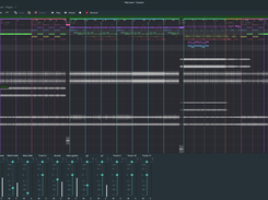 Editing file with multiple audio and midi tracks
