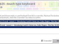 05 - Dialogs for creating tutorial bookmarks.