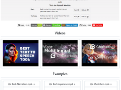 TTS WebUI Screenshot 1