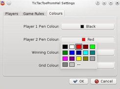 Pen colours Settings